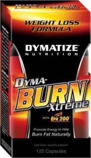 Dymatize Dyma Burn Natural Fat Burner Large 120 Cap