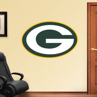 Green Bay Packers Fathead Team Logo NFL 26x16 Official Wall Graphic