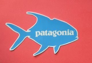 New Patagonia Fly Fishing Permit Fish Sticker Rare & Retired Die Cut