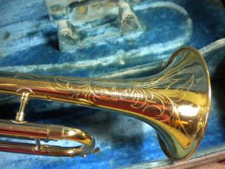 Conn Victor 6A Long Cornet Trumpet length 1959 Vintage Nice horn