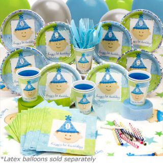 Boys 1st First Birthday Party Tableware All Items Here