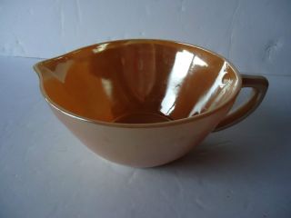 Vintage Retro Fire King Batter Mixing Bowl Peach Luster   In Great