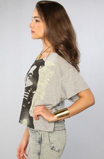 Rise Up The Silenced Cropped Top Concrete