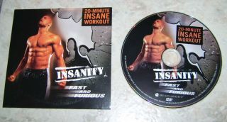  Fast Furious Workout DVD by Beach Body 20 Minute Workout DVD