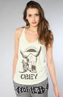 Obey The Desert Party Slouchy Tank Concrete