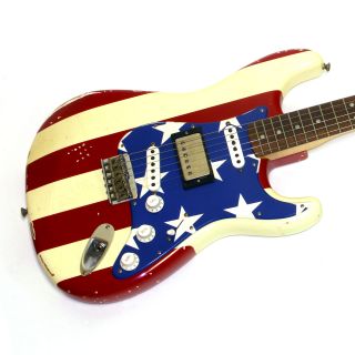 Fender Wayne Kramer Signature Stratocaster Stars and Stripes Relic