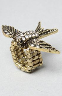Accessories Boutique The Stretch Bird Ring in Gold