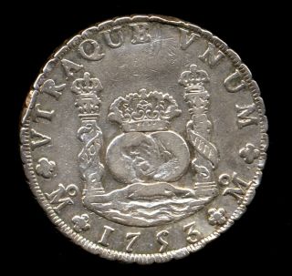 222 INDALO Spain Ferdin VI Lovely Silver 8 Reales 1753 Mexico MF