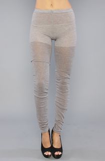 Free People The Sheer Slouch Leggings in Heather Gray