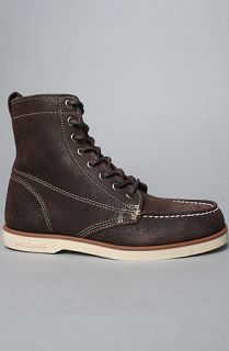 Sebago The Fairhaven Boot in Brown Rough Out