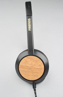 Frends Headphones The Premium Alli Headphone with Mic in Black Wood