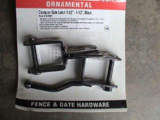 Fence Double Door Gate Closing Attachment Clamp on Gate Latch