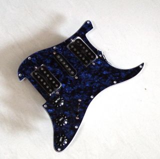  Pickguard Blue Pearl for Fender St HSH Guitar Parts Blue Loade