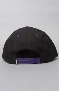 DGK The All Day Sport Snapback Cap in Black Purple