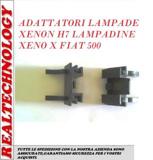 Kit Xenon Slim Fiat 500 Cinquecento Adattatori Lampade