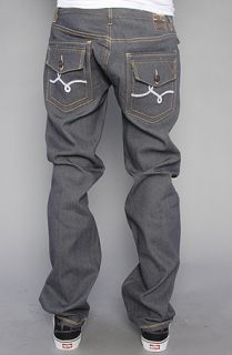LRG The Kodiak True Straight Jeans in Raw Grey
