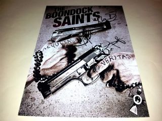 Boondock Saints PP Signed Poster 12x8 Willem Dafoe