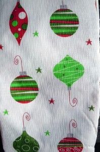  /Holidays~TREE ORNAMENTS~Vinyl Tablecloth~Flannel Back~ALL SIZES