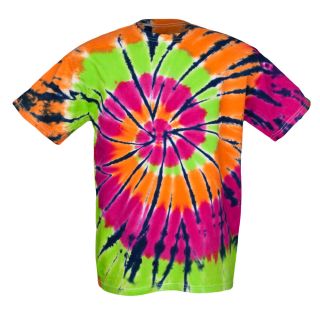 TieDyeKingUSA Tie Dye T Shirt Fiesta Hippie Tye Die Tshirts USA Made
