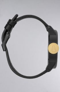 Nixon The Chronicle Watch in Matte Black Gold