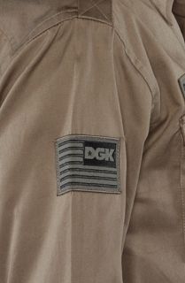 DGK The First Division Buttondown Shirt in Army
