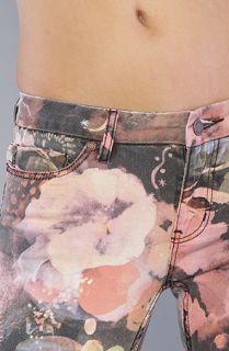 Insight The Beanpole Skinny Art Denim Pant in Watercolour Mix