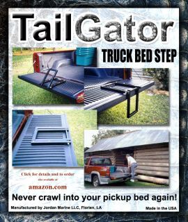 Tailgate step truck bed step tail gate step pickup truck accessory