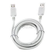USB PC to PC Direct Data File Transfer Link Sync Cable Male to Male A