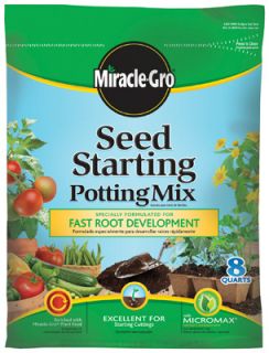 Scotts Miracle Gro 75078500 8 Qt Seed Starting Starter Potting Soil