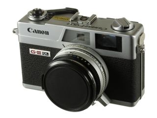 Canon QL17 GIII Film Rangefinder Camera and Flash Beautiful Free US