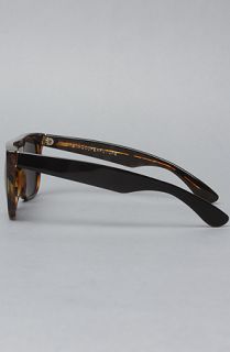 Super Sunglasses The Flat Top Sunglasses in Dark Havana Black