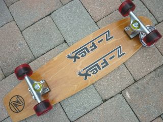 NEW Z Flex 29 Fiberglass Complete Skateboard longboard W Red Wheels by