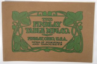 Findlay Table Mfg Co Ohio Antique Furniture Catalog Pedestals