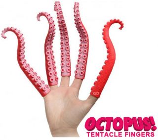 Finger Tentacles Set Octopus Squid Puppets Play Costume Kraken Monster