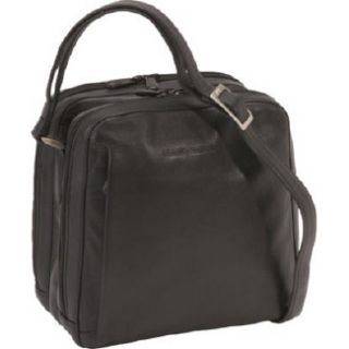 Handbags Derek Alexander Leather North South Zip Around Organiz Black
