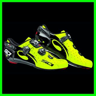 2013 Sidi Wire Road Cycling Shoes Yellow Fluor Sizes EU39 47