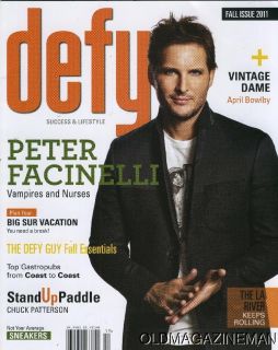 Peter Facinelli Defy Magazine Fall Issue 2011 April Bowlby Kathleen
