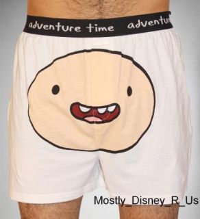 Adventure Time with Finn Jake Finn Boxer Shorts Fly Front Opening Mens
