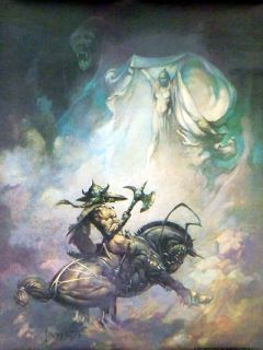  Poster Warrior Horse Wizard 17 x 23 inches Fairfax Prints 1979