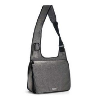 Handbags Bisadora Nylon Messenger Bag Silver 