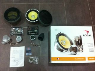 Focal KRX2 K2 Power 165 Speaker 2 Way Component System Used Condition