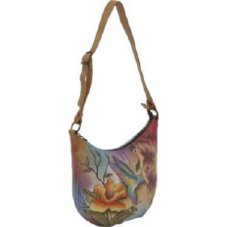 Handbags Anuschka Medium Hobo   Hawaiian Hibiscu Hawaian Hibiscus