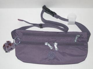 New Kipling Secure Womens Fanny Waist Bag Deep Lilac Small Dessy