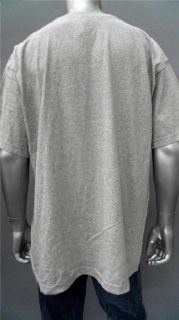Foot Locker Mens Big & Tall Cotton Basic T Shirt SZ 3XL Gray Short