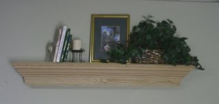 Solid Oak Wooden Fireplace Mantel Mantle Wall Shelf Customize to Meet