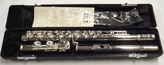  Silver Emerson Open Hole Flute with Selmer Flute Care Kit EF108