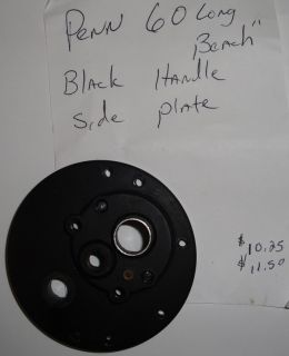 Penn 60 Long Beach Conventional Fishing Reel Black Handle Side Plate