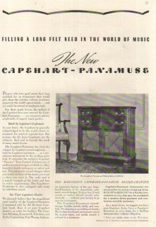 1939 Capehart Panamuse Phonograph Farnsworth Television Radio Fort
