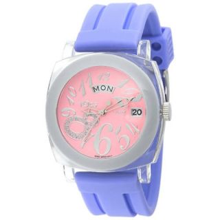 Tocs Two Tone Lavender Pink Flamingo Day Date Watch