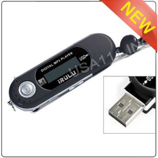 New 8GB Black MP3 Digital Media Player USB Flash Drive FM Radio Voice